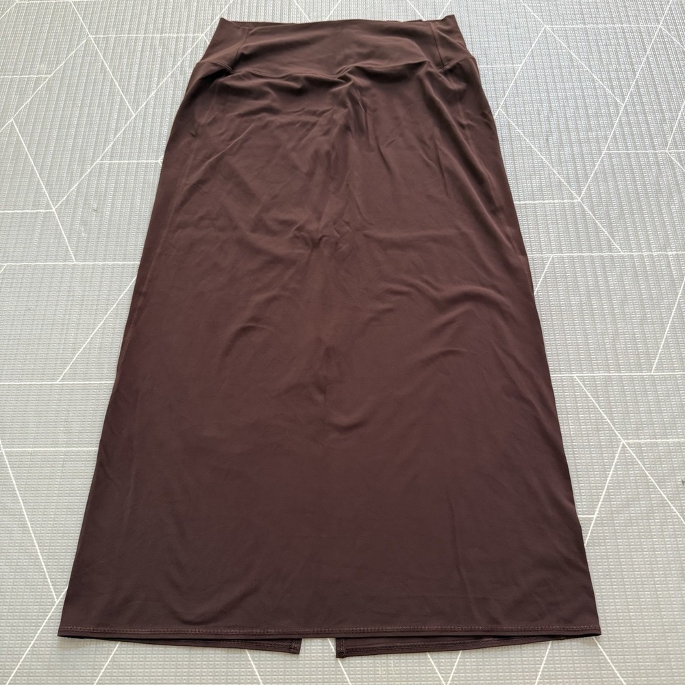 Lululemon Nulu Slim-Fit High-Rise Maxi Skirt XL Lava Cake LW8AOGS